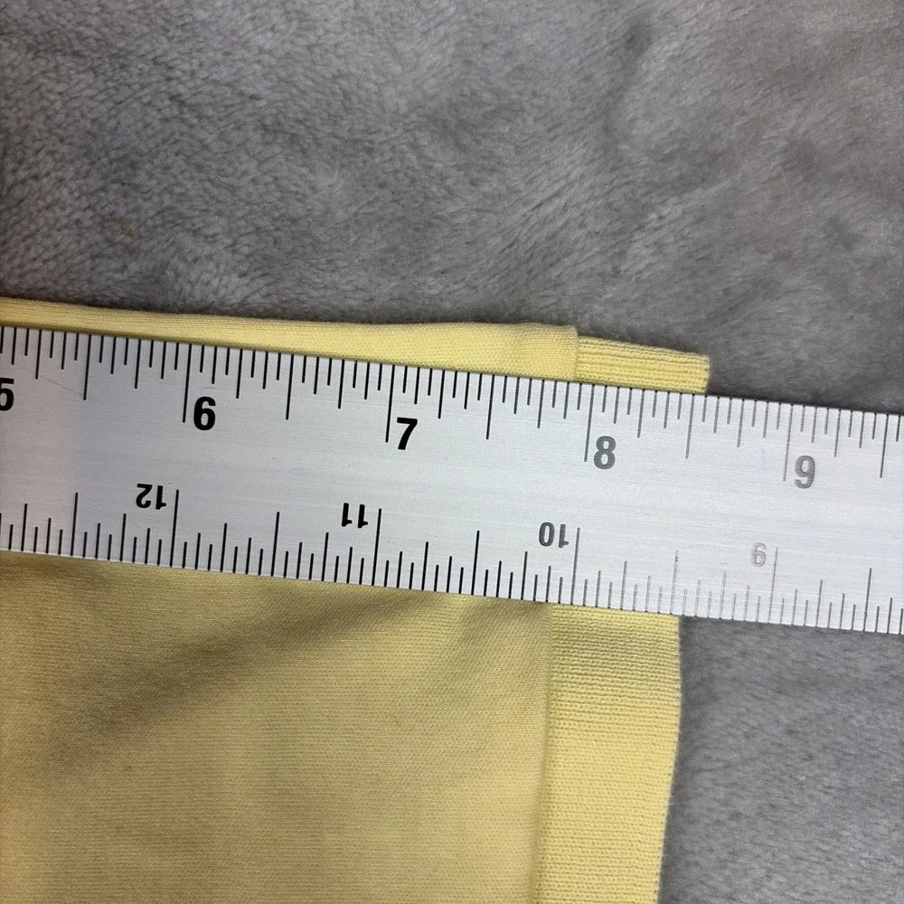 Polo Ralph Lauren Polo Shirt Mens Medium Yellow Classic Fit Short Sleeve Pony